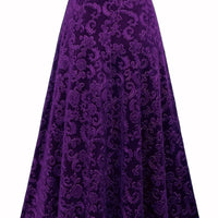 Plus Size - Regular Floral-Patterned Skirt for Women