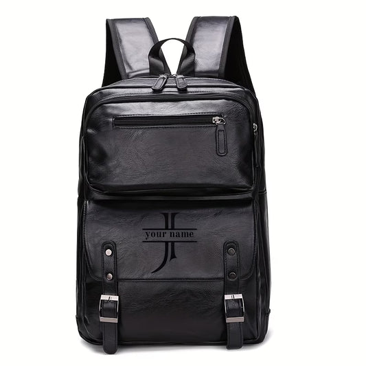 Personalized Men's Large Capacity Laptop Backpack