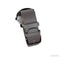 Movado (3600455) Men's Bold Dark Brown Case Red Dial Light Grey Leather Strap Watch