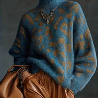 Women's Leopard Print Sweater