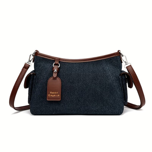 Vintage Women's Shoulder Bag with Adjustable and Detachable Shoulder Straps