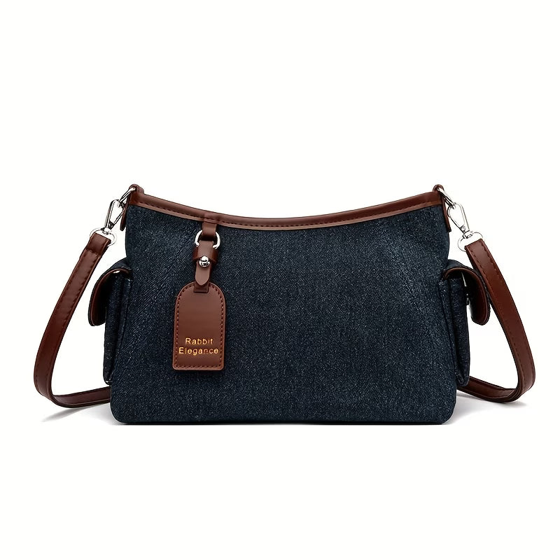 Vintage Women's Shoulder Bag with Adjustable and Detachable Shoulder Straps