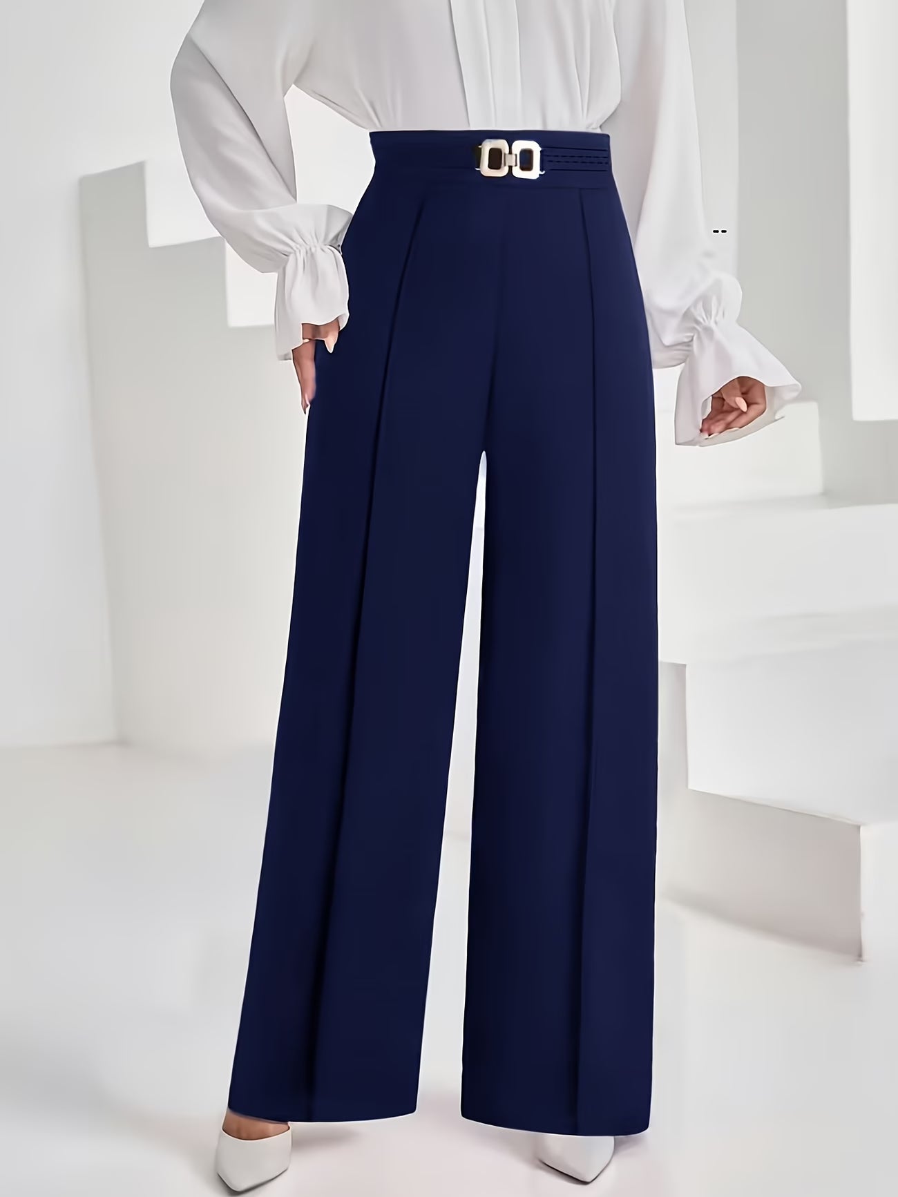 Plus Size - Women'S Plus-Size Straight-Leg Pants
