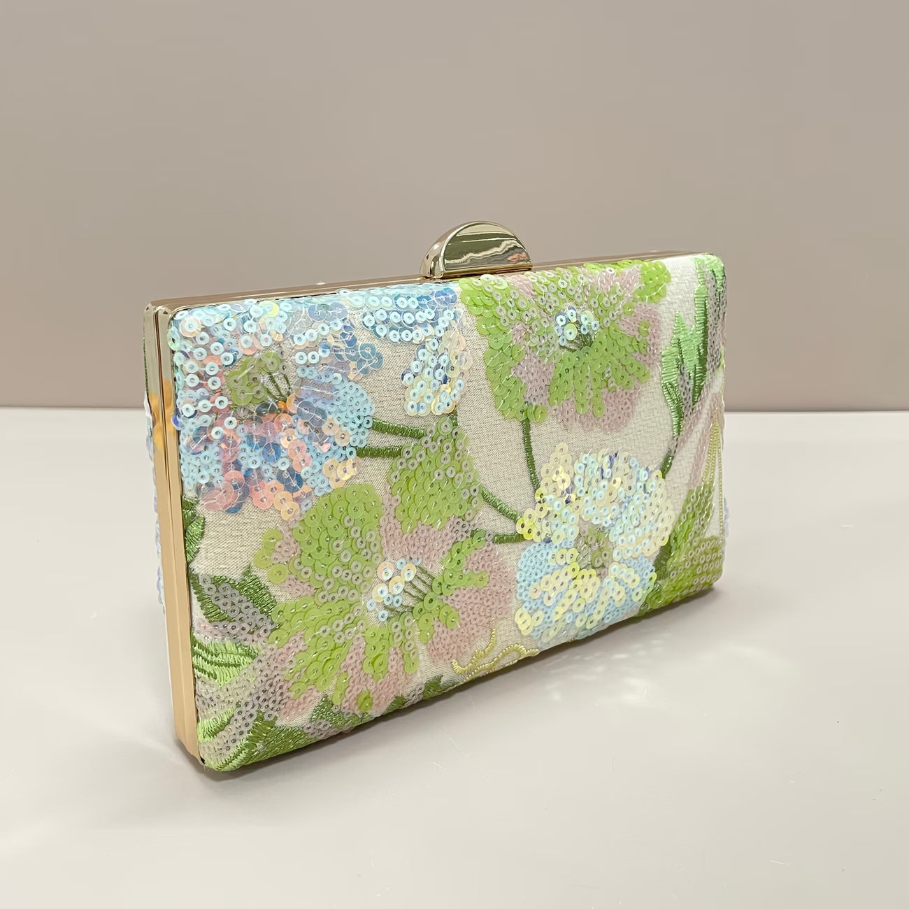 Sequin Mini Clutch Bag – Elegant Irregular Pattern Evening Bag for Parties & Weddings