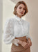 Vintage Lace Blouse Women Long Sleeve